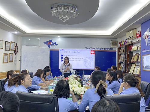 TỔ CHỨC ĐÀO TẠO ĐÁNH GIÁ VIÊN NỘI BỘ ISO TẠI ASL LOGISTICS